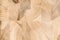 Wood structure background. Lumber industrial wood texture, timber butts background. end of a processed wooden beam. Glued be