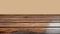 Wood table top Bar with blur background. A rustic wood blur background.