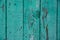 Wood texture, background with copy space. Old wooden barn green or emerald