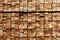 Wood timber construction material for background and texture.