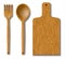 Wood utensils