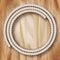 Wood Vector Frame Rope Design