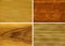 Wood, veneer: anegri, makore, teak, zebrano