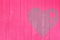 Wood wall graffiti heart, valentines day background