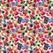 Wood wild berries seamless pattern fabric texture.