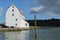 Woodbridge Quay and Tide Mill on the river Deben Suffolk.