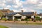 Woodbridge, Suffolk, UK April 30 2021: A small traditional bungalow with solar panels on the roof. Green energy solar energy