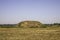 WOODBRIDGE, UNITED KINGDOM - Aug 07, 2020: One of the burial mounds at Sutton Hoo