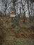 A wooded vally and road in the Highlands of near Kocani,