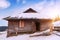 Wooden abandoned cabin