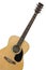 Wooden acoustic folk guitar