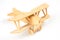 Wooden aircraft model. constructor for assembling toys