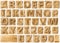 Wooden alphabet