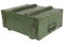 Wooden ammunition crate green color