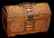 Wooden ancient chest