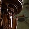 Wooden angel carvings in Rockefeller Chapel, Chicago.