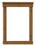 Wooden antique window or door frame