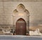 Wooden arched door, Citadel of Cairo, Egypt