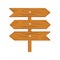 Wooden arrow grunge. Wooden sign arrow