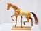 Wooden articulated horse dummy for drawing lessons