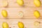 wooden background beautifully lie lemons