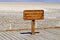 Wooden Badwater Basin Sign, Death Valley National Park, Inyo County, California, USA