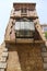 Wooden balcony modernist style in Cartagena