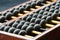 Wooden ball of abacus