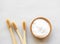 Wooden bamboo eco friendly toothbrushes