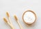 Wooden bamboo eco friendly toothbrushes