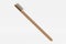 Wooden or bamboo toothbrush mockup, angle view. Dental care and oral hygiene, ecological clean organic product for