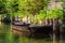 Wooden barge in the Spreewald area, Germany