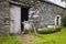 Wooden Barn Door, English Lake District, Cumbria, England.