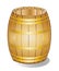 Wooden barrel gold