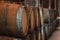 Wooden barrels for white and red wine aging