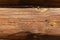 Wooden beams. Wood texture. Background. Wooden log cabin