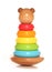 Wooden bear stacking toy