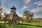 Wooden bell tower wit thatch