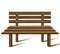 Wooden bench