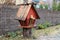 Wooden birds feeders