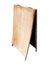 Wooden blank advertising sandwich stands signs boards