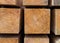 Wooden block square part warehouse of building materials beige pattern