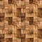 Wooden blocks stacked for seamless background