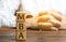 Wooden blocks with the word MBA - Master of Business Administration. Degree of professionalism in business management. Accounting