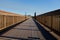 Wooden Boardwalk to Coastal Homes