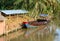 A wooden boat on canal in Bac Lieu province, southern Vietnam