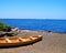 Wooden Boat on Lake Erie