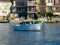 Wooden boat on lake Ohrid, Ohrid City Macedonia