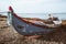 A wooden boat on the riverside