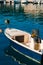 Wooden boats and fishing boats in Makarska